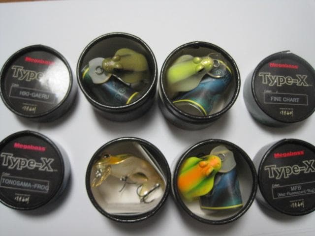メガバス Megabass Type-X カラー4色セット　未使用品