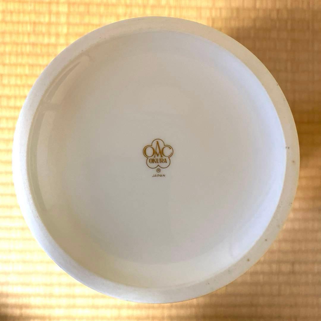 大倉陶園　OKURAブルーローズ　花器　花瓶　飾壺　廃盤品　希少品　青薔薇