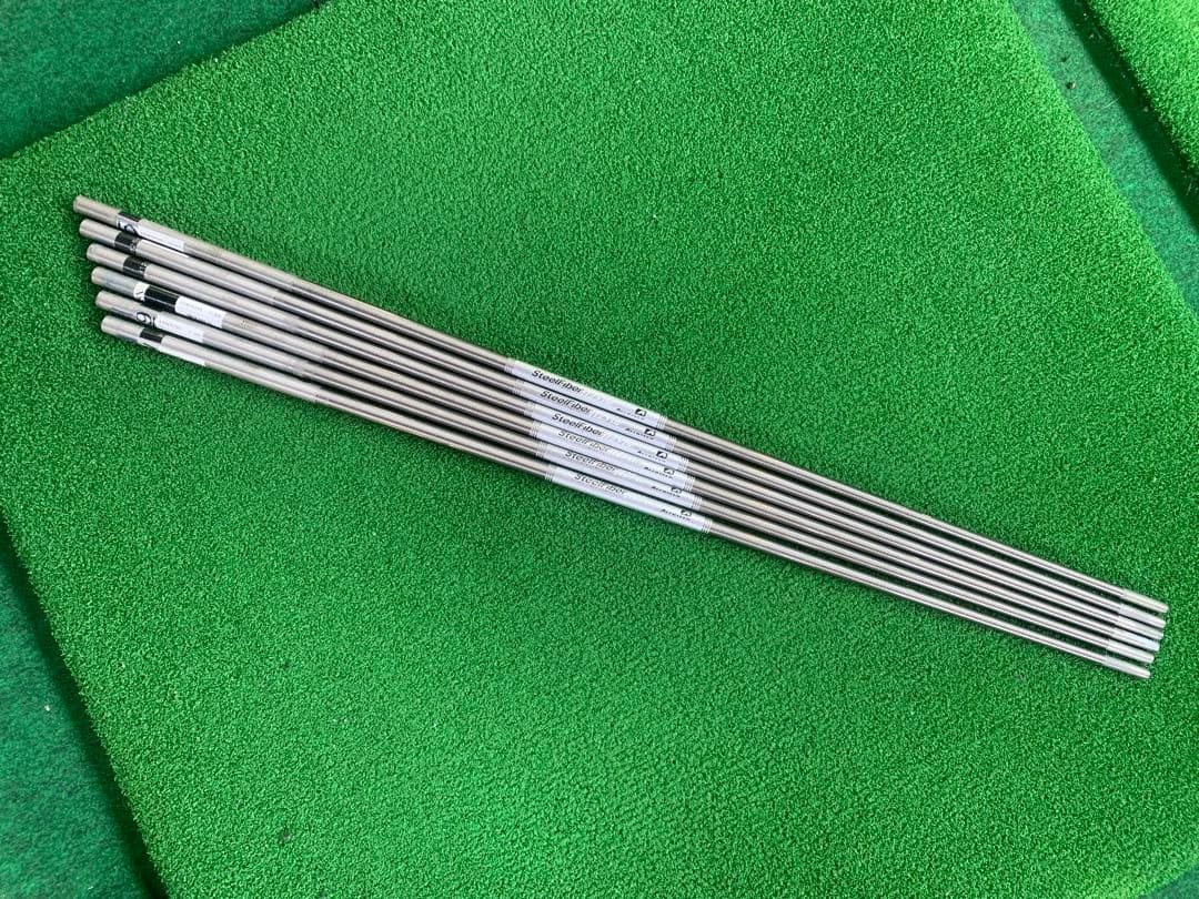【新品】Steelfiber i125cw Xシャフト 6本セット