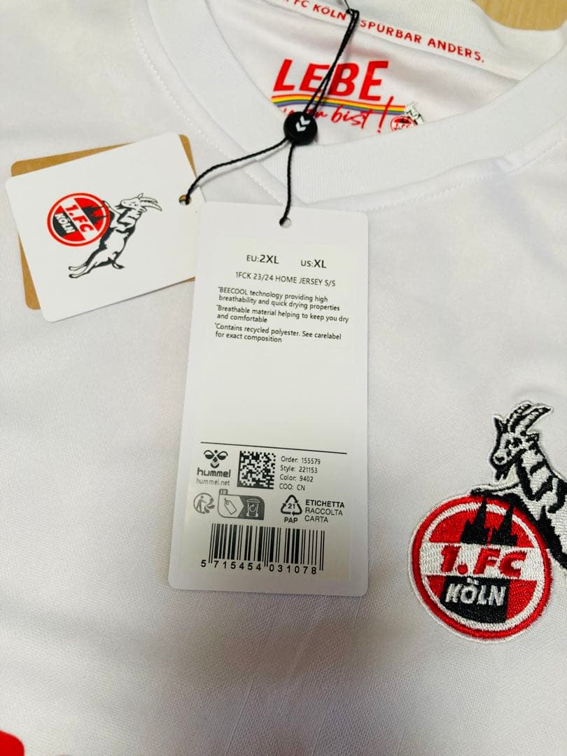 【新品】FC Köln ユニフォーム XL FCカーン　サッカーユニフォーム