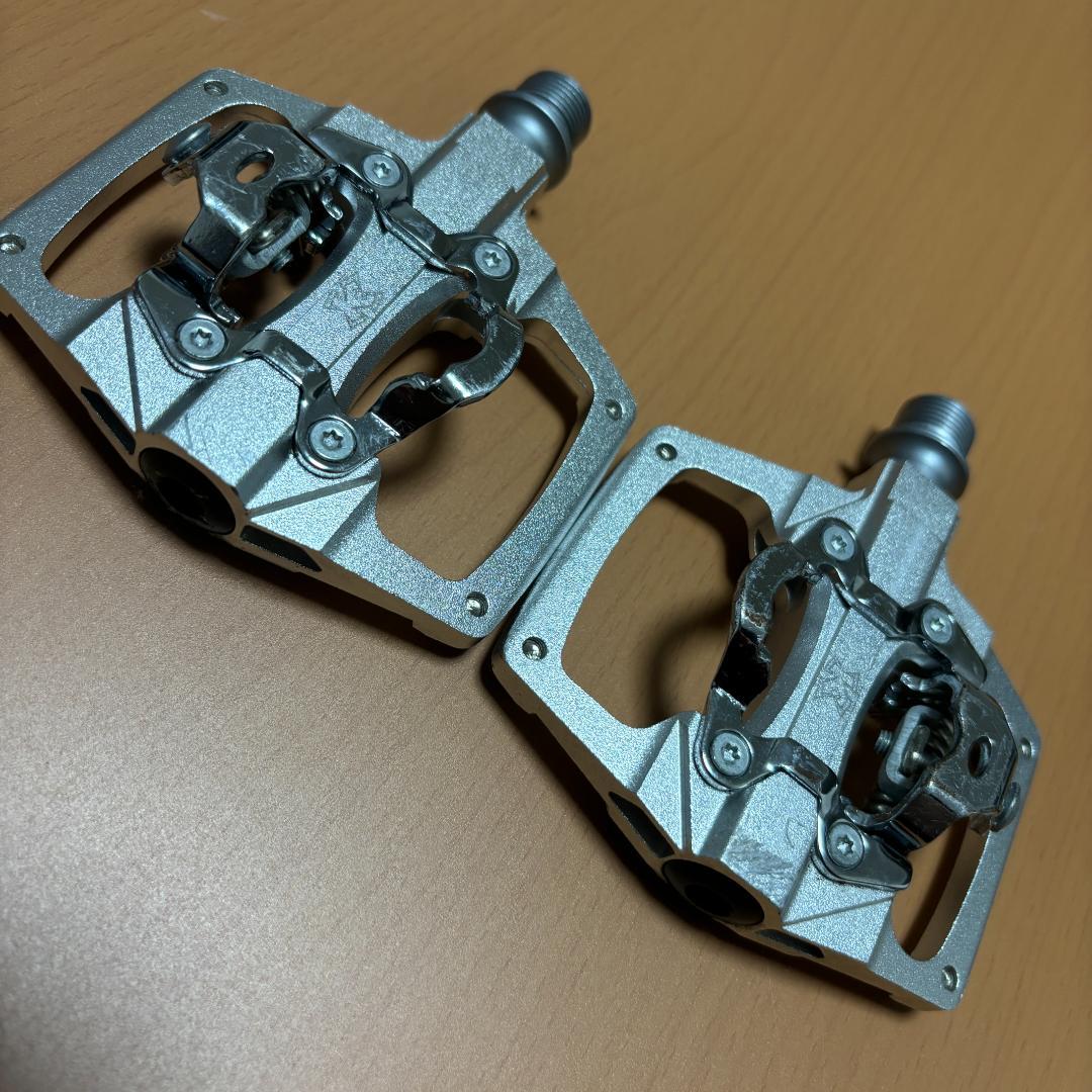 KCNC　KPED09 SPDクリート対応 ビンディングペダル シルバー
