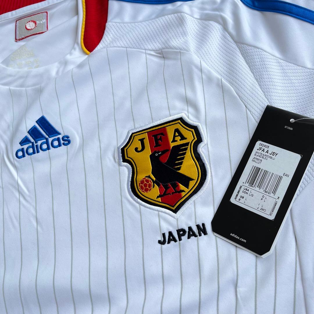 入手困難 レア 日本代表　08　アウェイ(白)　半袖　adidas製