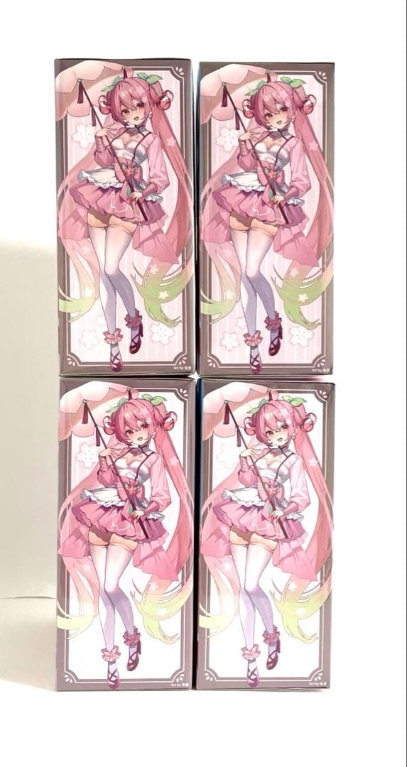 【未開封】初音ミク 桜ミク AMP＋ フィギュア 〜桜ドレスver.〜4個セット