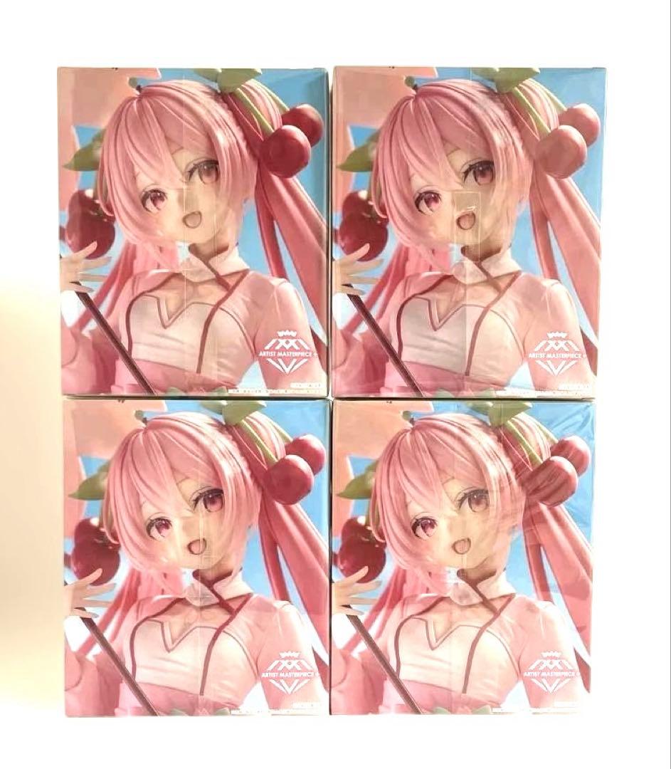 【未開封】初音ミク 桜ミク AMP＋ フィギュア 〜桜ドレスver.〜4個セット