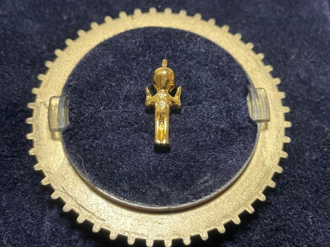 日清食品 ゴールド U.T. 13mm 純金フィギュア K24 宇宙人 懸賞品