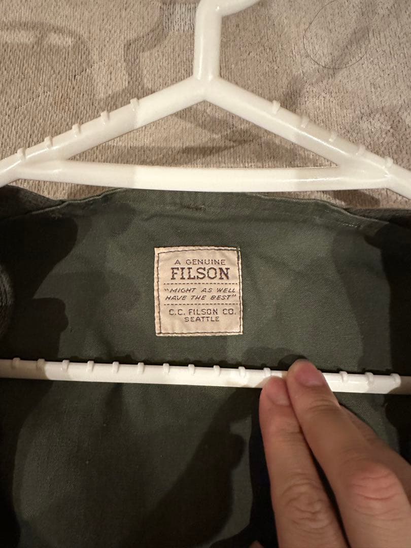 FILSON フィッシングベスト オリーブグリーン