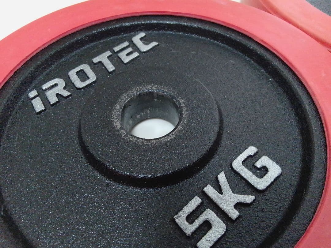 アイロテック iROTEC ラバー ダンベル 5kg×4 20kg 28mm ②