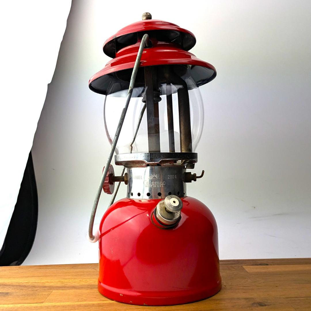 Coleman パテペン コールマン 200A ランタン 67年3月 レッド