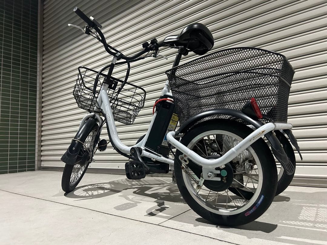 兵庫県神戸市より！ミムゴ三輪電動自転車アシラクpetit修理ベースですが乗れます