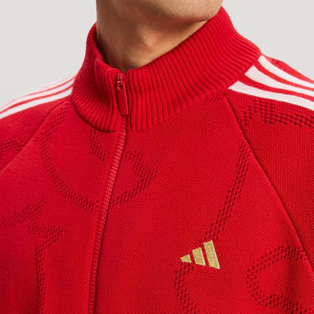 海外限定L Adidas 3 STRIPES ジャケット 干支KE4062