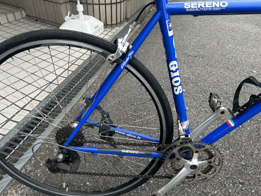 GIOS 700cc フレームクロモリ フレームサイズ51cm 外装16段変速
