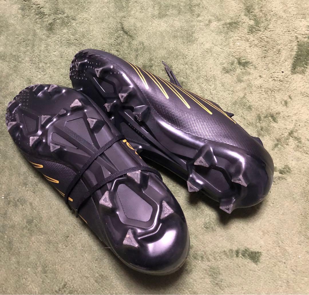 New Balance サッカーシューズ スパイク 黒/黄色