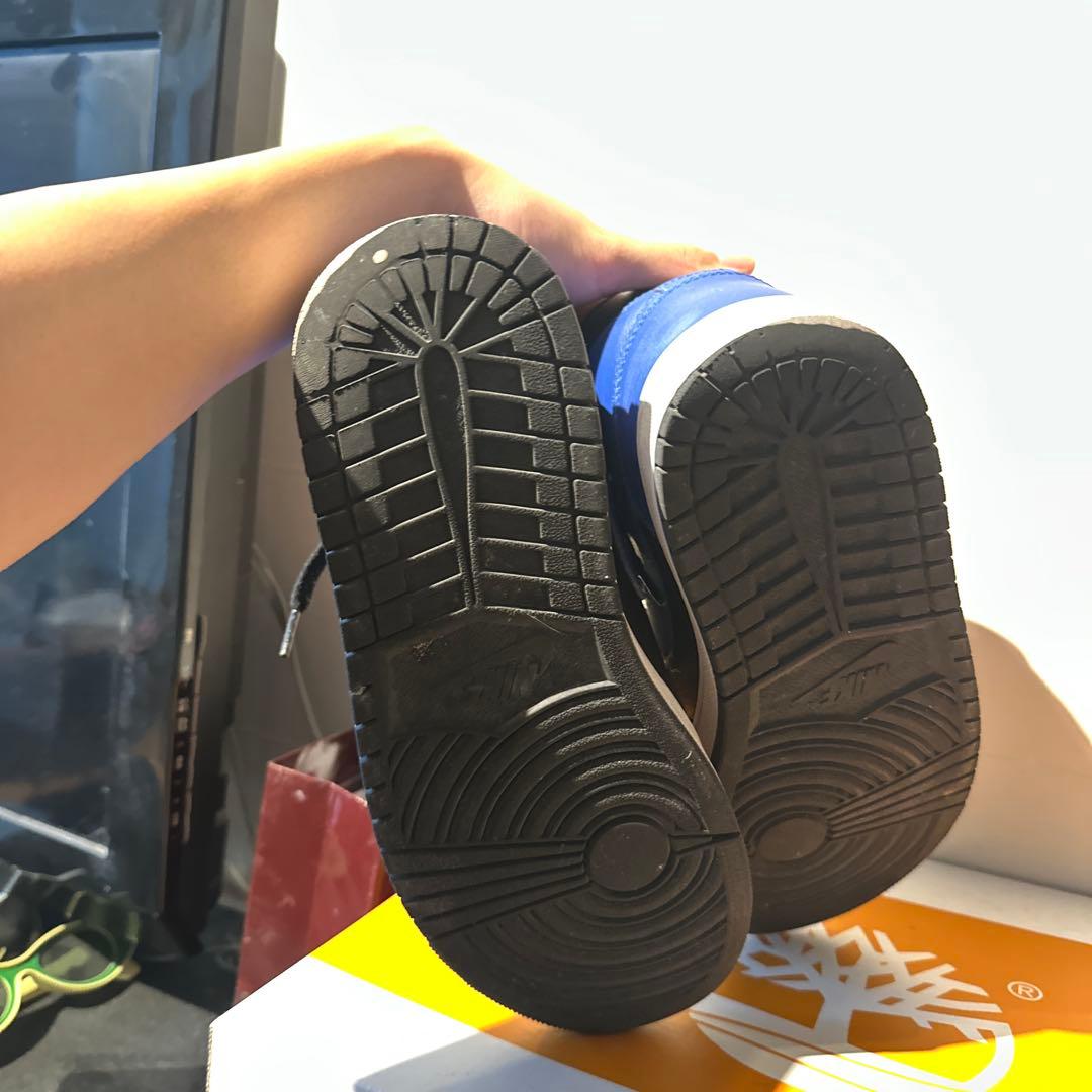 ハイカット バスケットシューズ ブラック/ブルー JORDAN1 ジョーダン1
