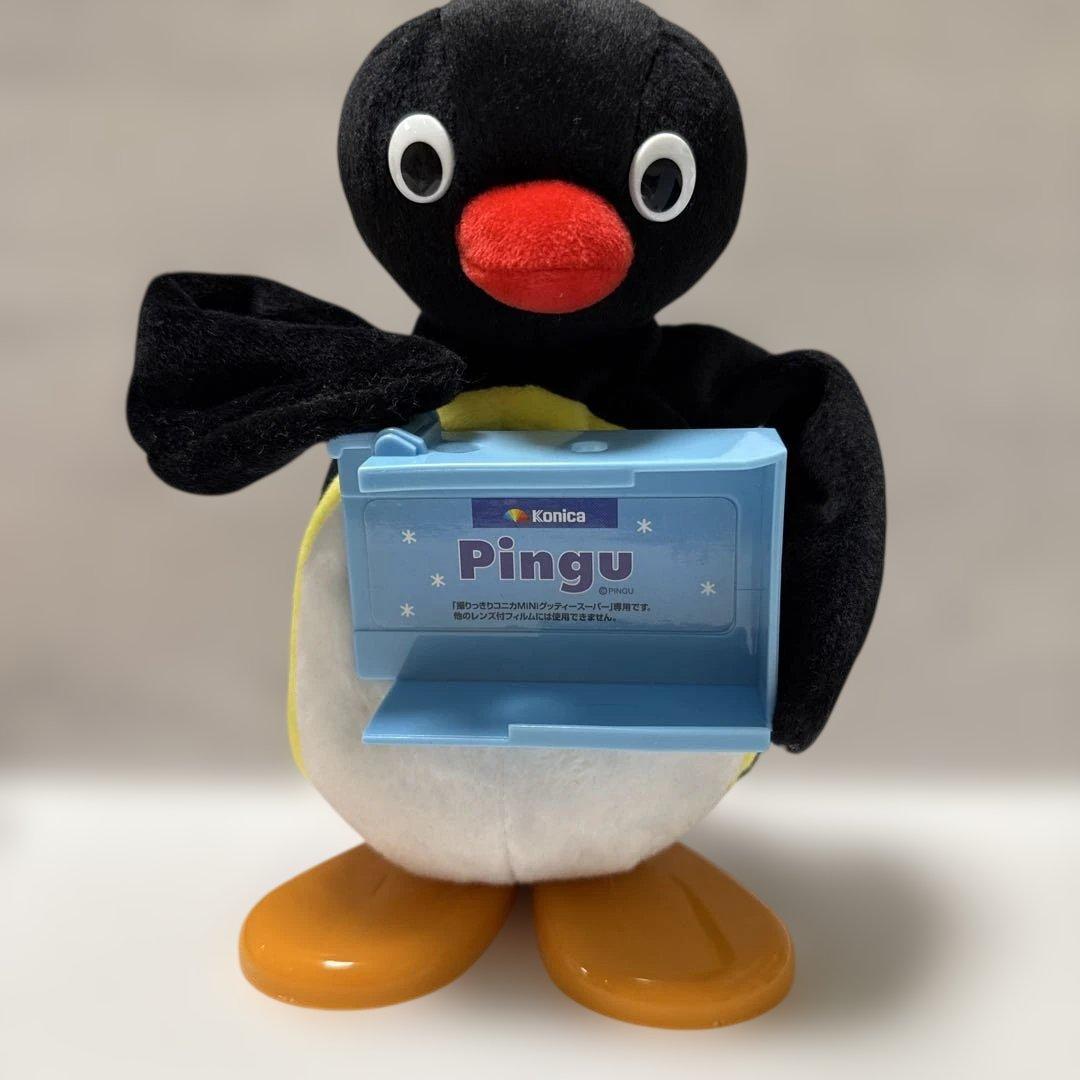 Pingu ピングーシャッター　おしゃべりぬいぐるみ　セット