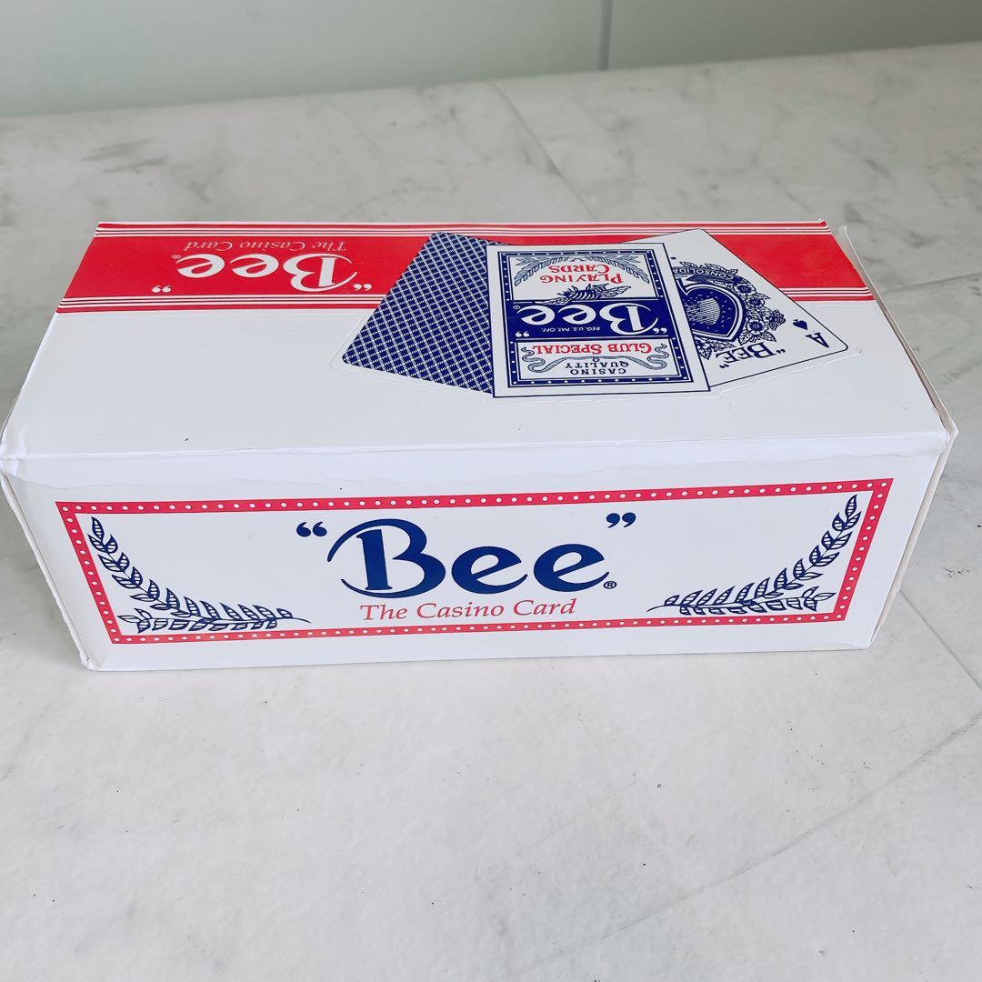Bee 赤 トランプ カード カジノ 1ダース 未開封 No.92 3168