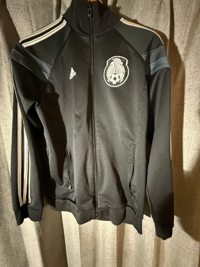 adidas メキシコ代表 黒ジャージ mサイズ トラックジャケット
