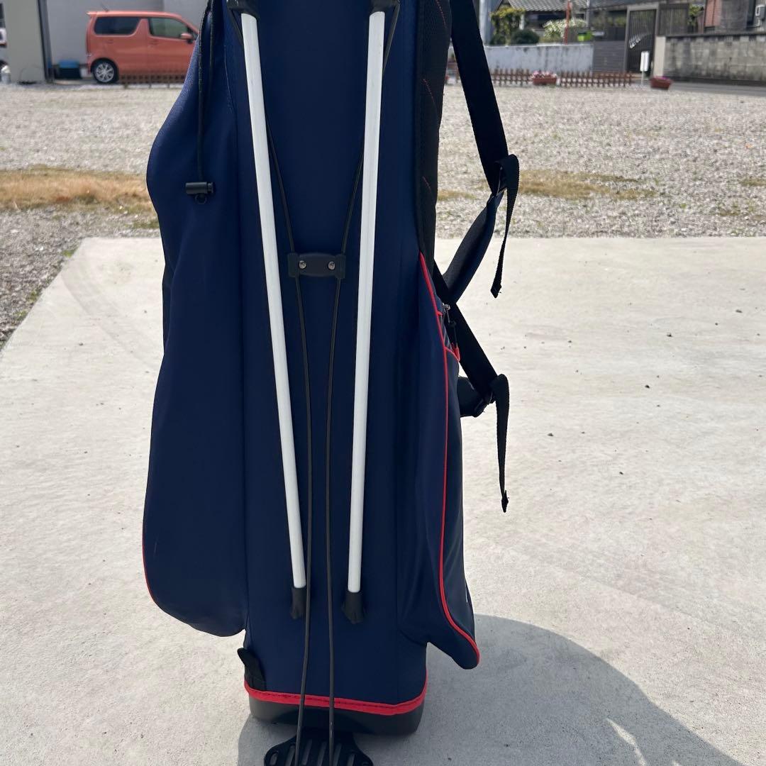 TaylorMade/テーラーメード ゴルフキャディバッグ ネイビー/レッド