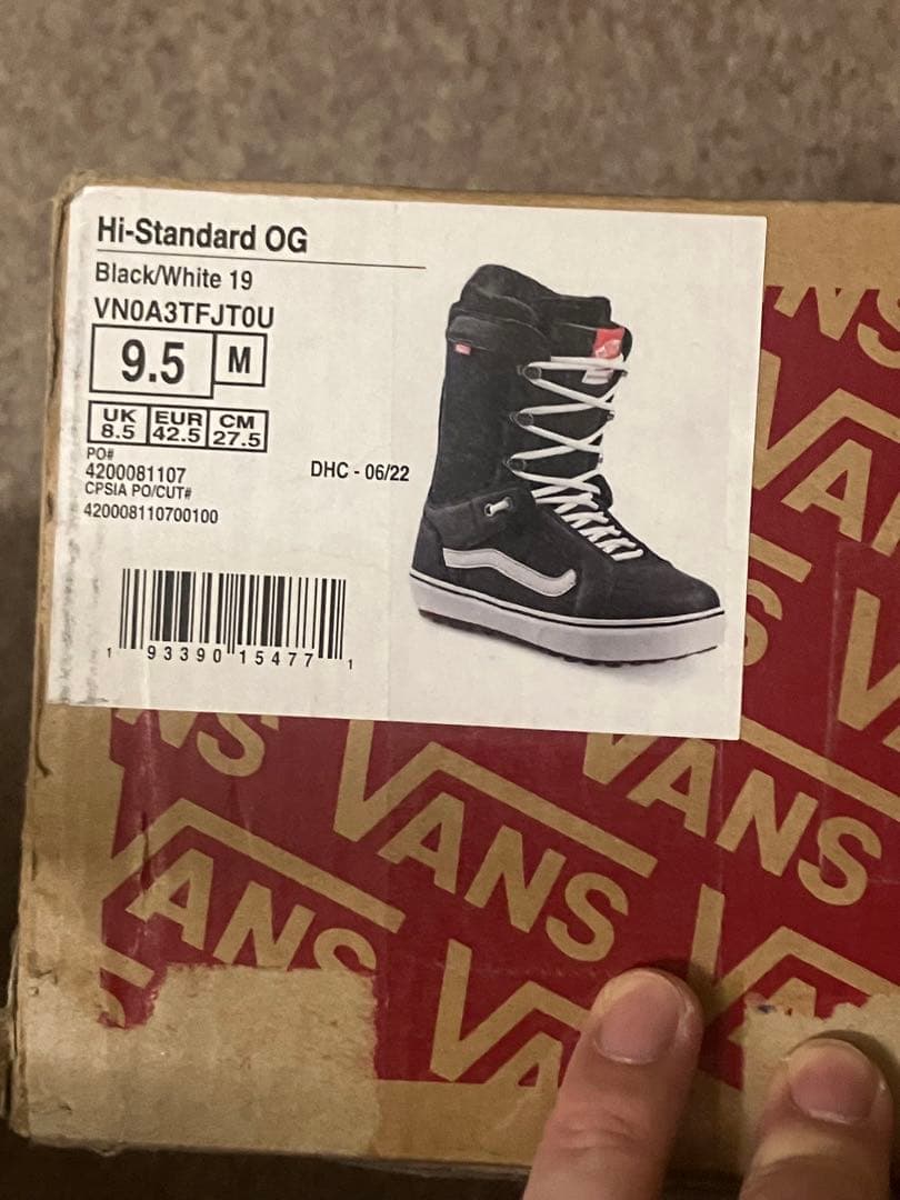 VANS バンズ HI-STANDARD-OG ハイスタンダード 27.5cm