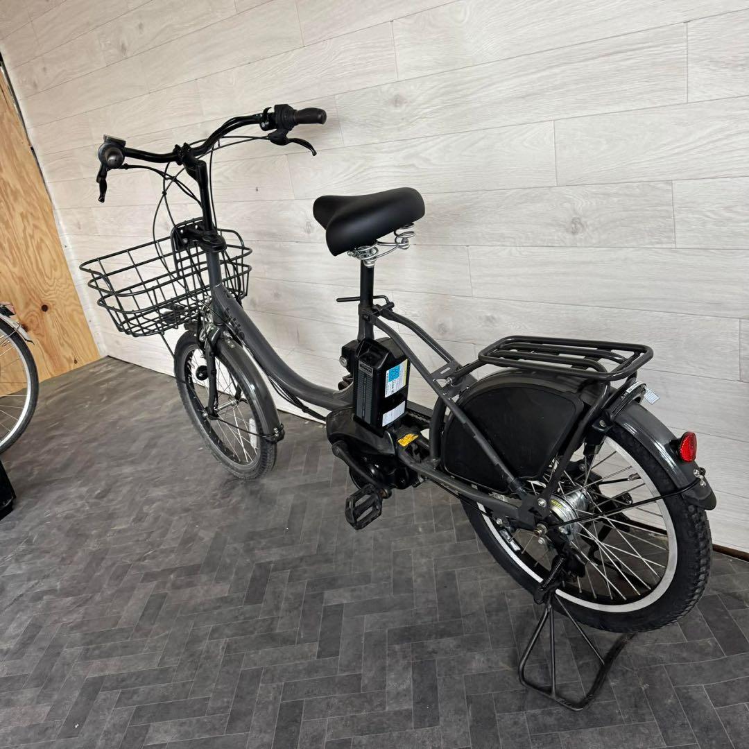 電動アシスト自転車 ブラック 前バスケット付き