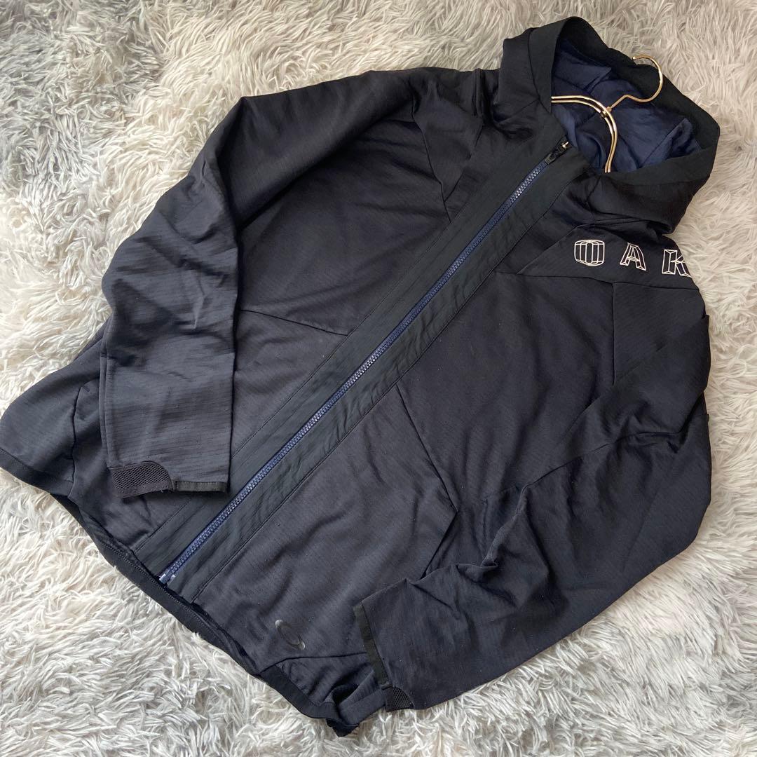 【オークリー】セットアップ 2XL 紺 ジャージ 上下ゴルフ パーカー