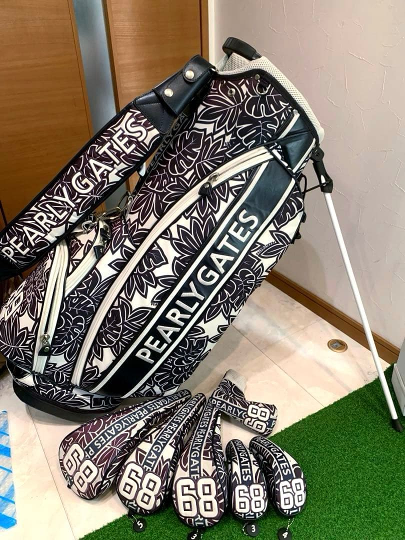 正規品　パーリーゲイツ　スタンドキャディバッグ　ヘッドカバーセット　ユニセックス