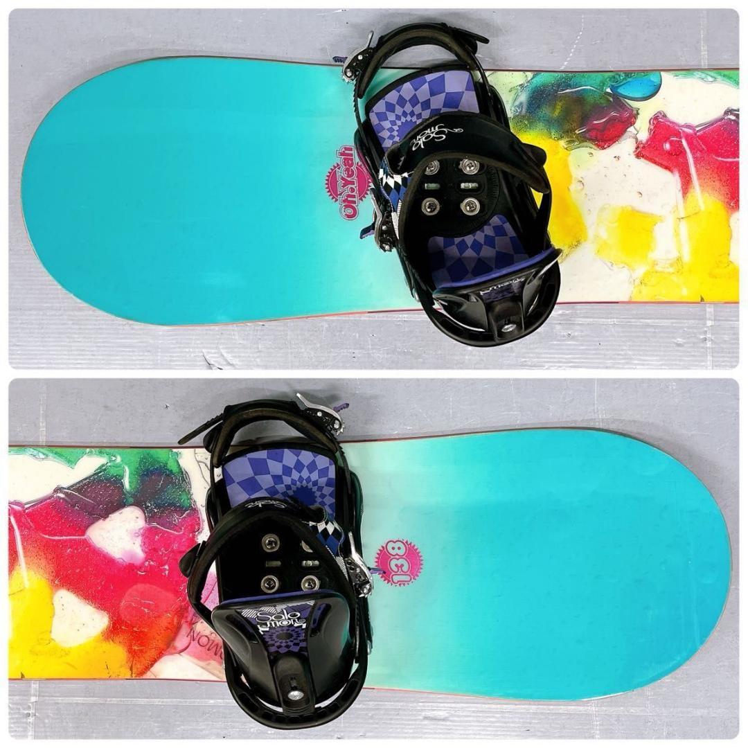 【4点セット】レディーススノーボード SALOMON OH YEAH 138cm