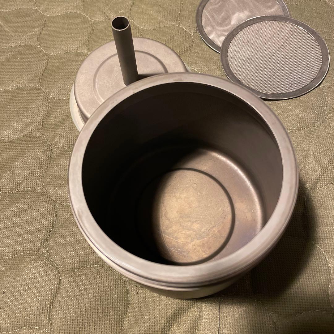 MAXI Titanium エスプレッソコーヒーメーカー