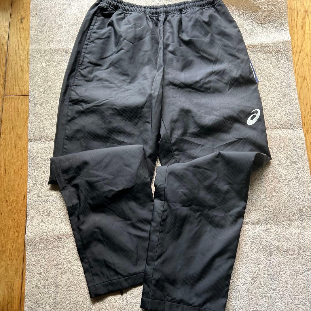 アシックス　ウォーマー　ウェア上下　シャカシャカ　防寒着　Lサイズ