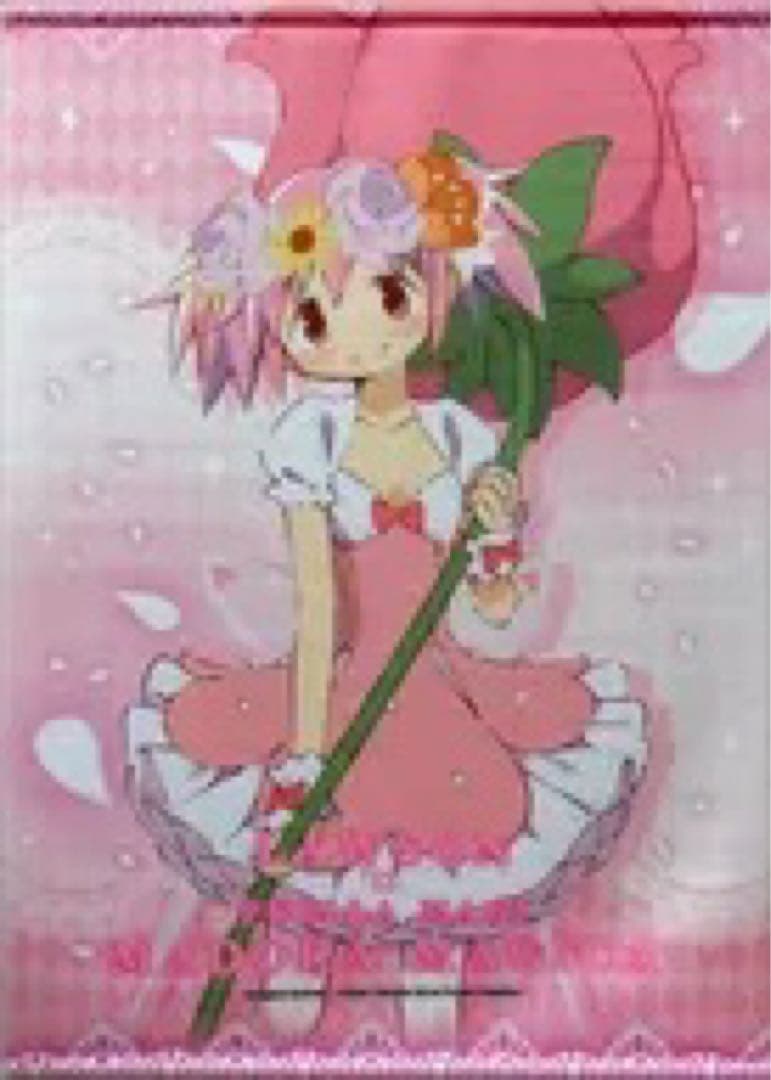 魔法少女まどか☆マギカ　タペストリー ローソン 花の妖精　5種セット