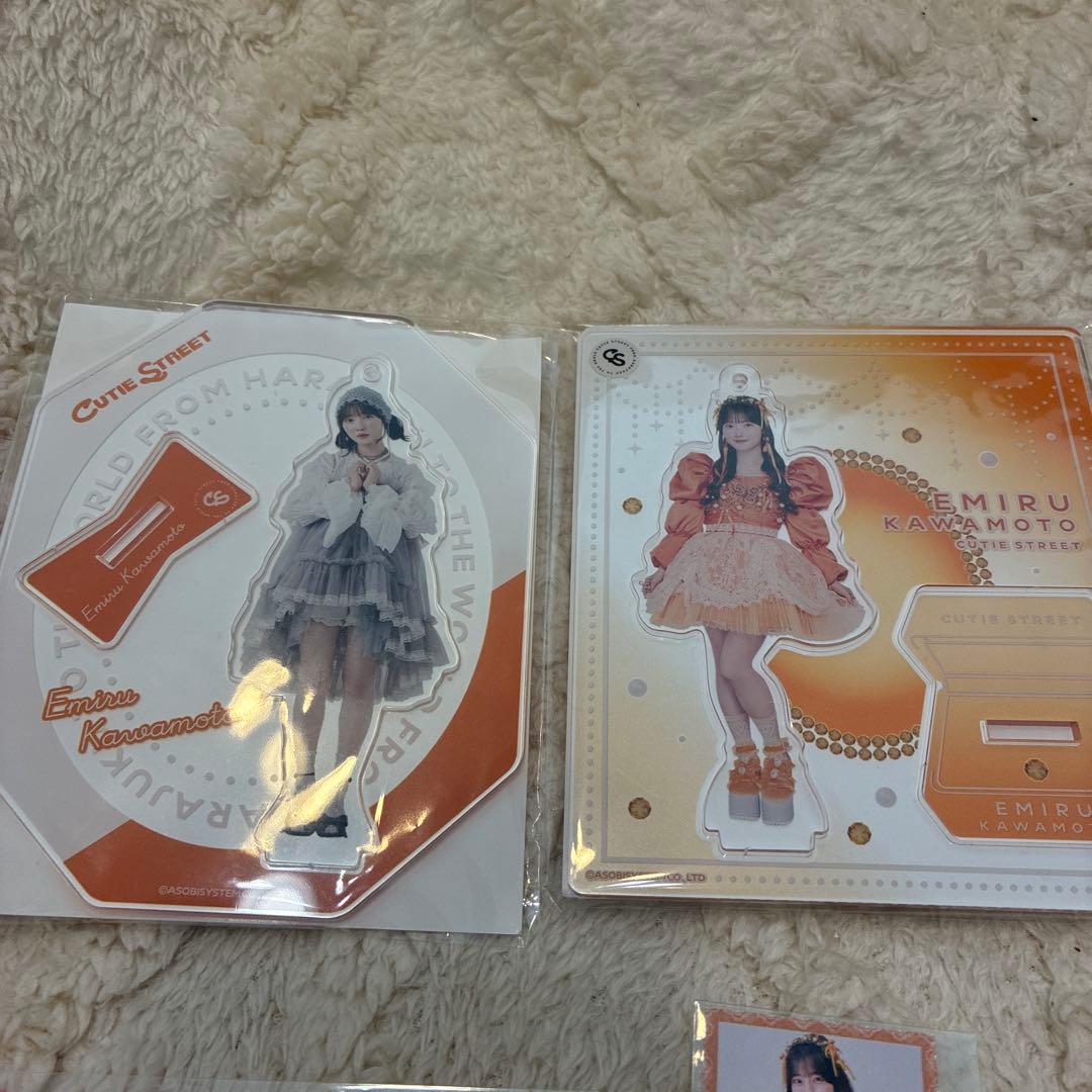 CUTIE STREET 川本笑瑠 アクリルスタンドセット