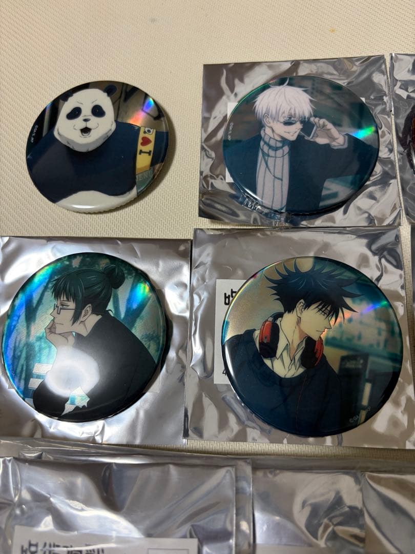 り*ん様 【新品未開封】呪術廻戦 MAPPA 缶バッジ 全8種コンプリート 28
