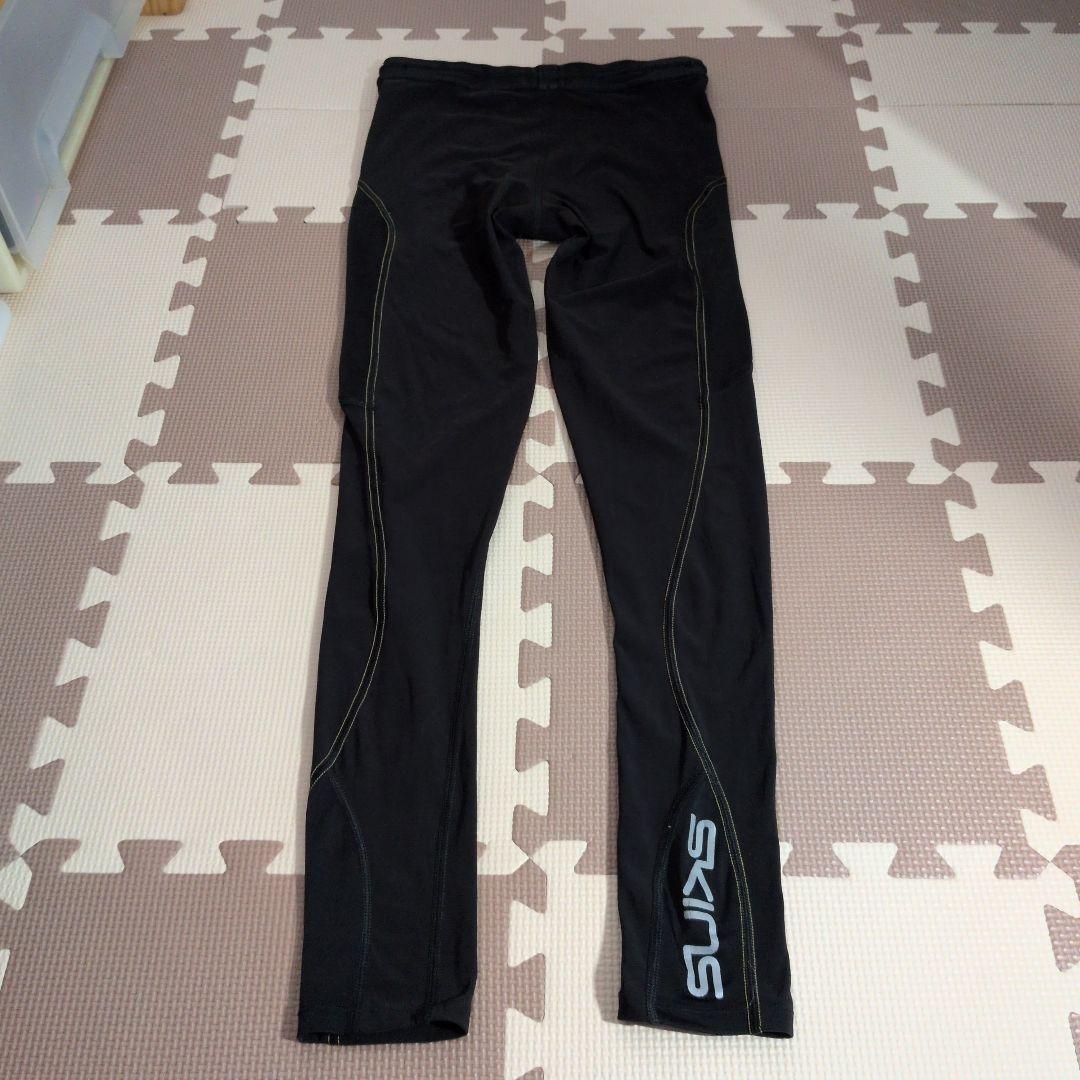 SKINS スキンズ　SERIES-3（裏起毛） メンズブラック タイツ S