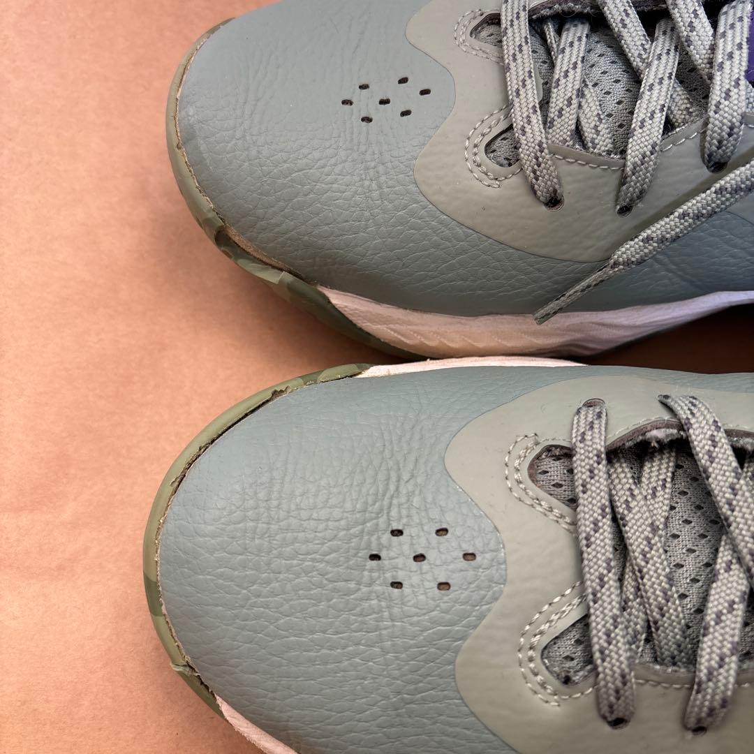 ASICS バスケットボールシューズ グレー/ミントグリーン