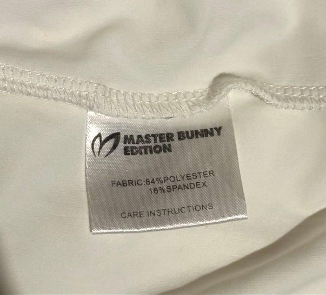 【美品】MASTER BUNNY EDITION ⭐︎ 長袖ポロシャツ ホワイト