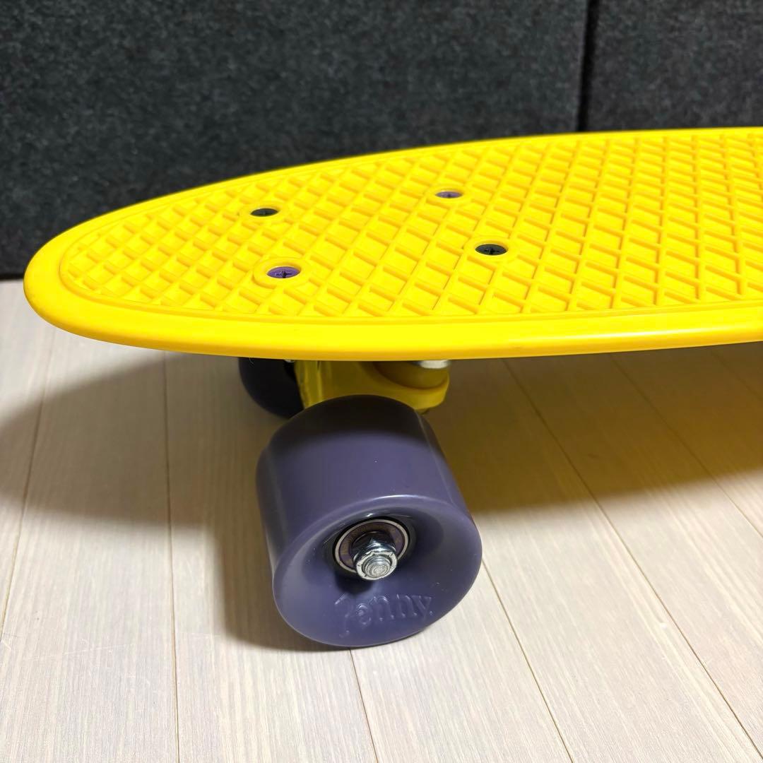 Penny ペニースケートボード　イエロー　パープル　ミニクルーザー　22インチ