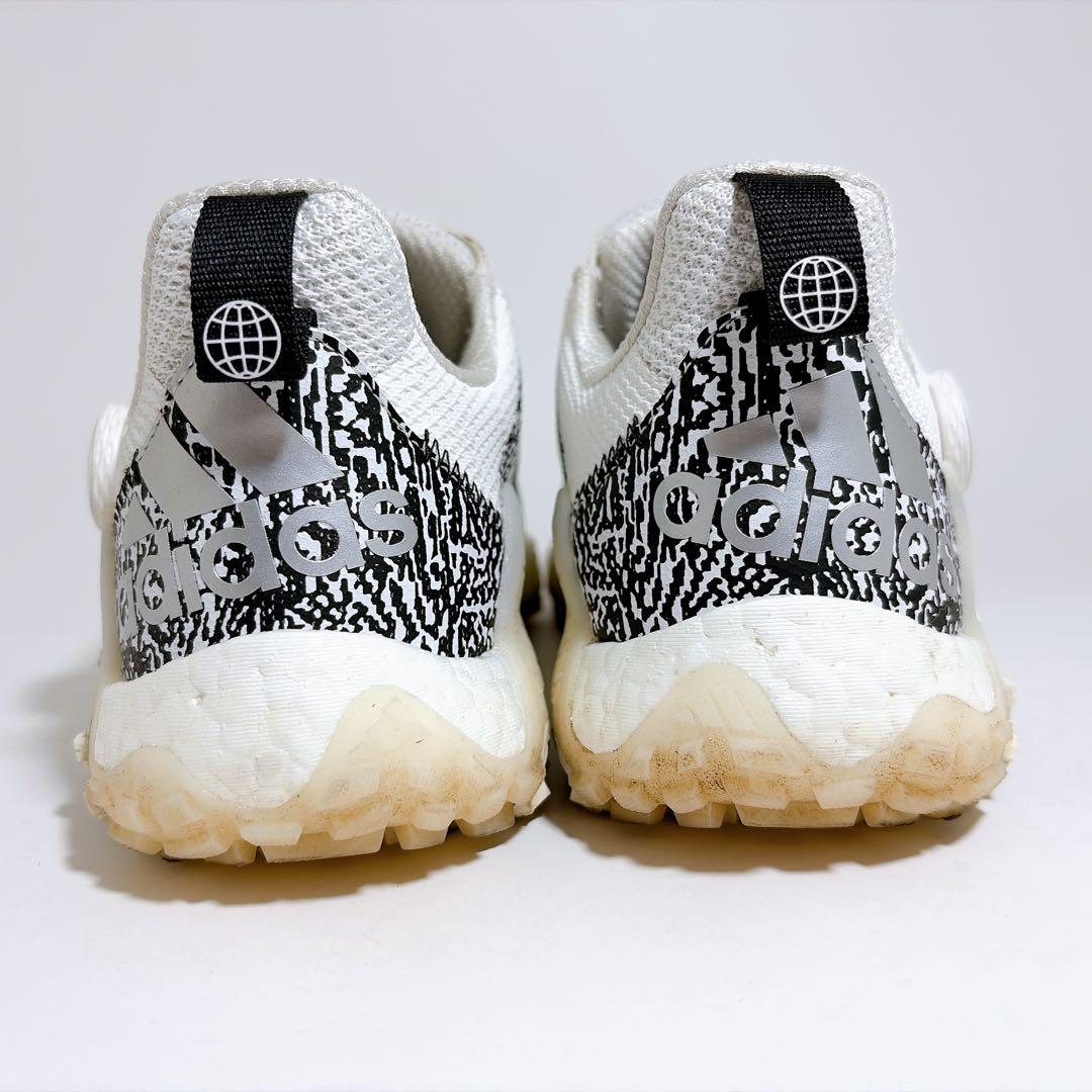 美品☆adidas コードカオス22 BOA ゴルフシューズ ホワイト 25cm