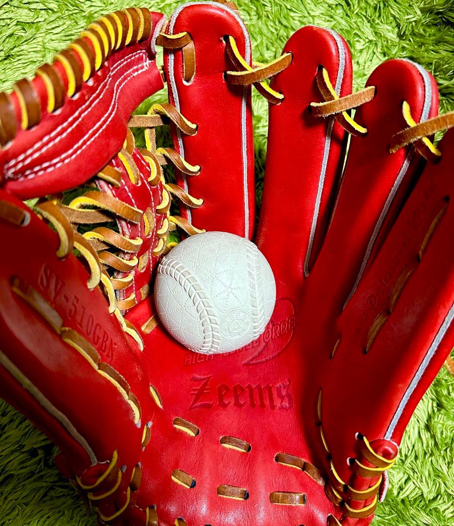 【超美品】Zeems 軟式 外野用グローブ