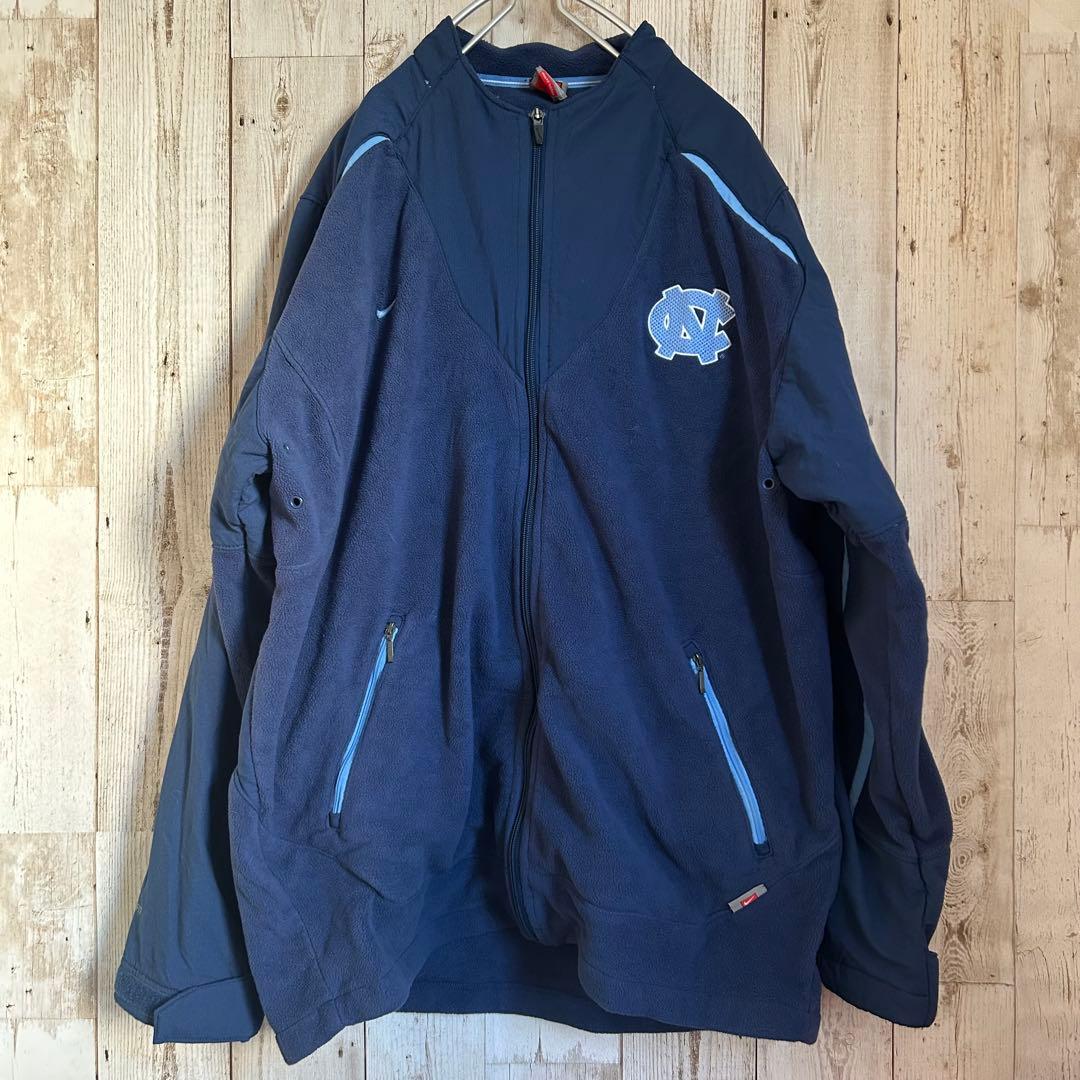 Nike ノースカロライナ大学 フリース ナイロン ジャケット UNC ナイキ