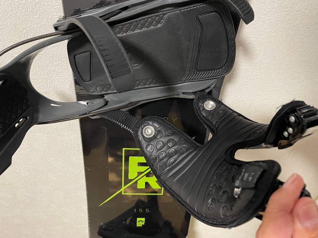 中古◇ROME 155 スノーボード◇FLOW ビンディング M セット