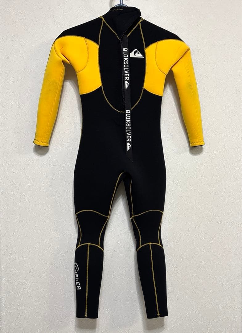 【美品】QUIKSILVER キッズ ウェットスーツ フルスーツ 110cm相当