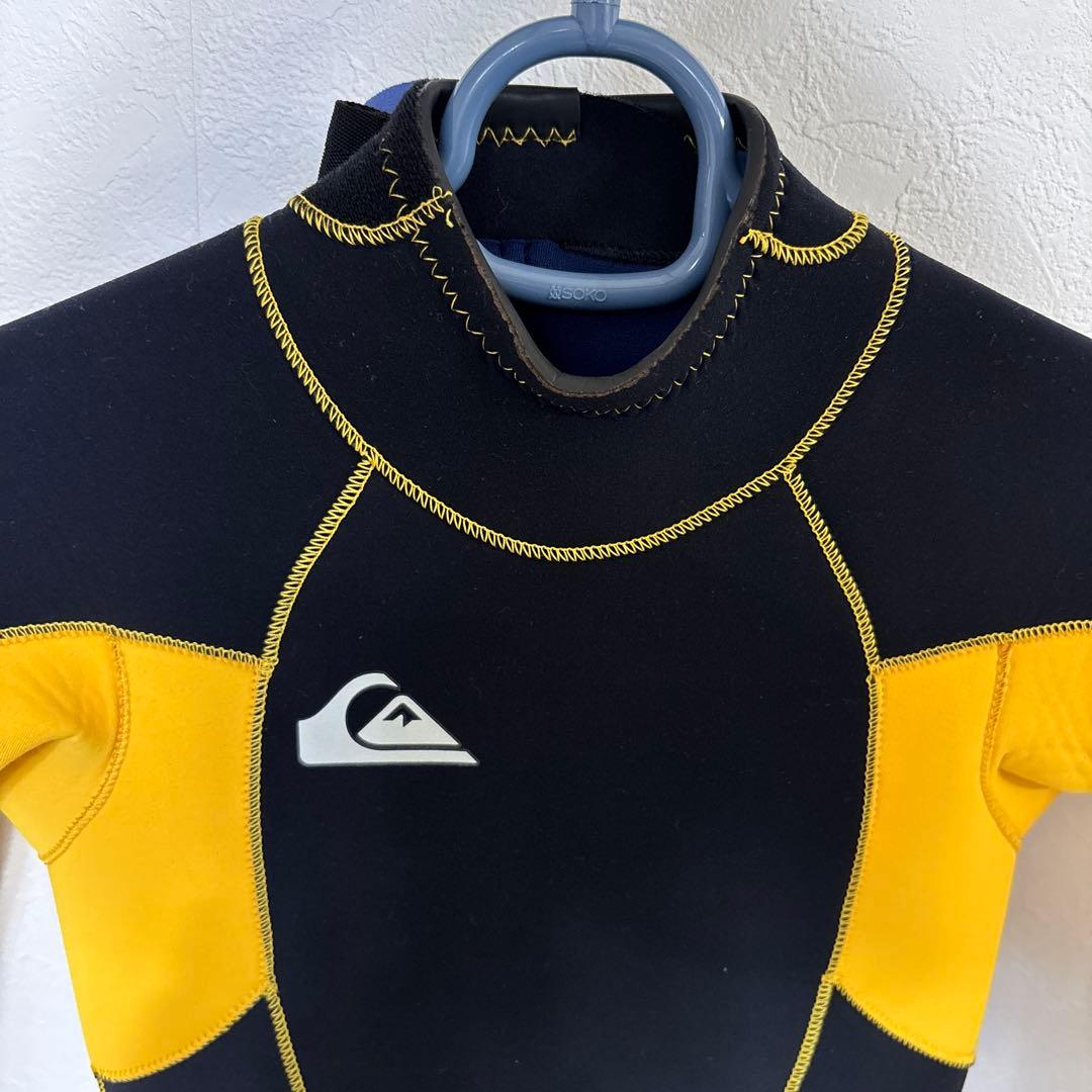 【美品】QUIKSILVER キッズ ウェットスーツ フルスーツ 110cm相当