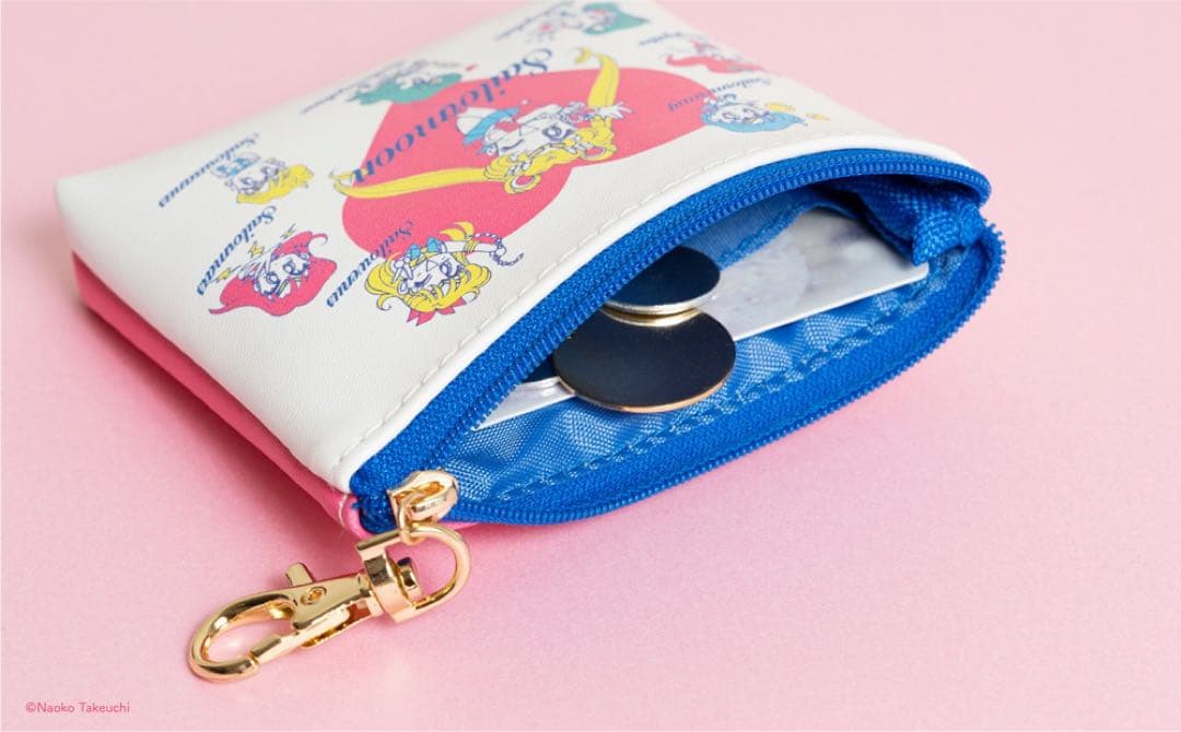 セーラームーン　復刻　ケース　なかよし　カラフルバッグ　おさいふ