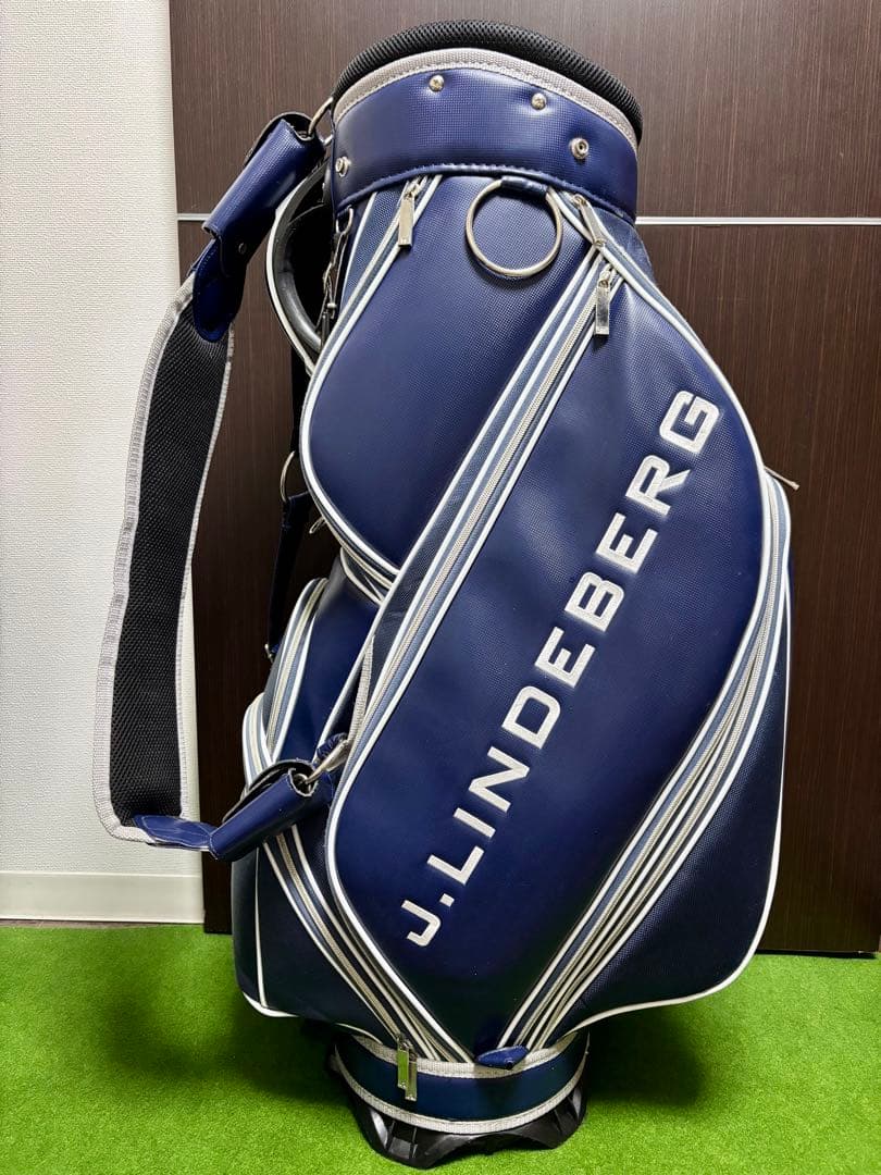 【最終値下げ】Jリンドバーグ J LINDEBERG キャディバッグ ネイビー