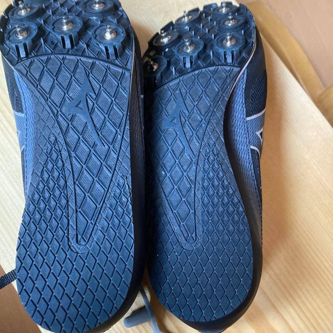 Mizuno ブラック スパイクシューズ　24.5