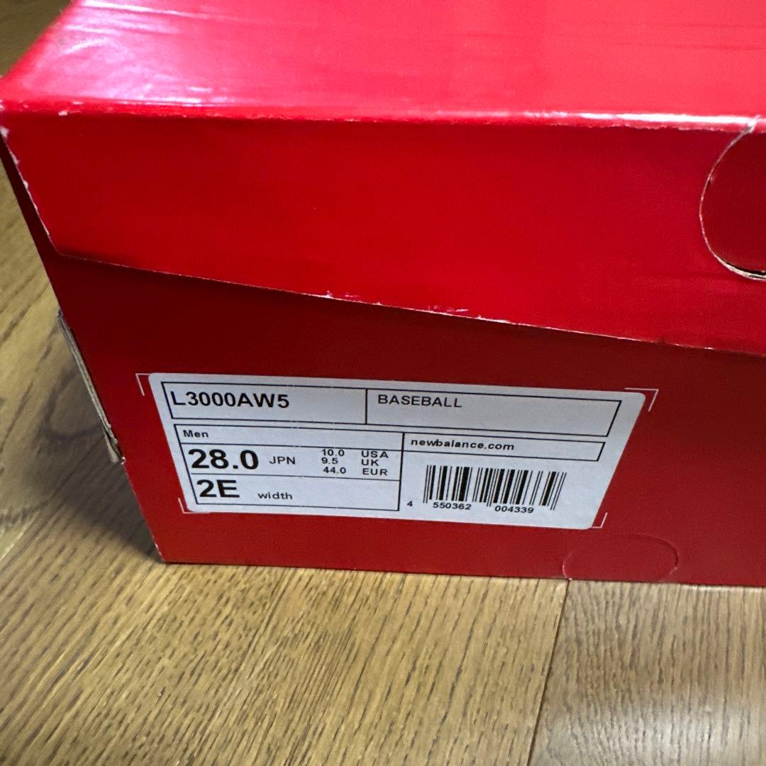 New Balance スパイクシューズ ホワイト　L3000AW5 新品