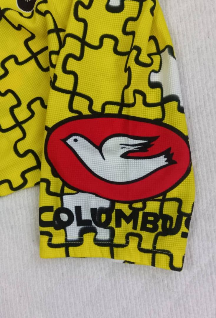 コロンバス パズル模様 サイクルジャージ