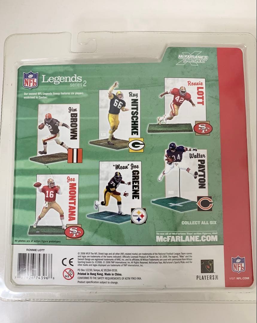 Mcfarlane マクファーレン NFLフィギュア ロニー・ロット