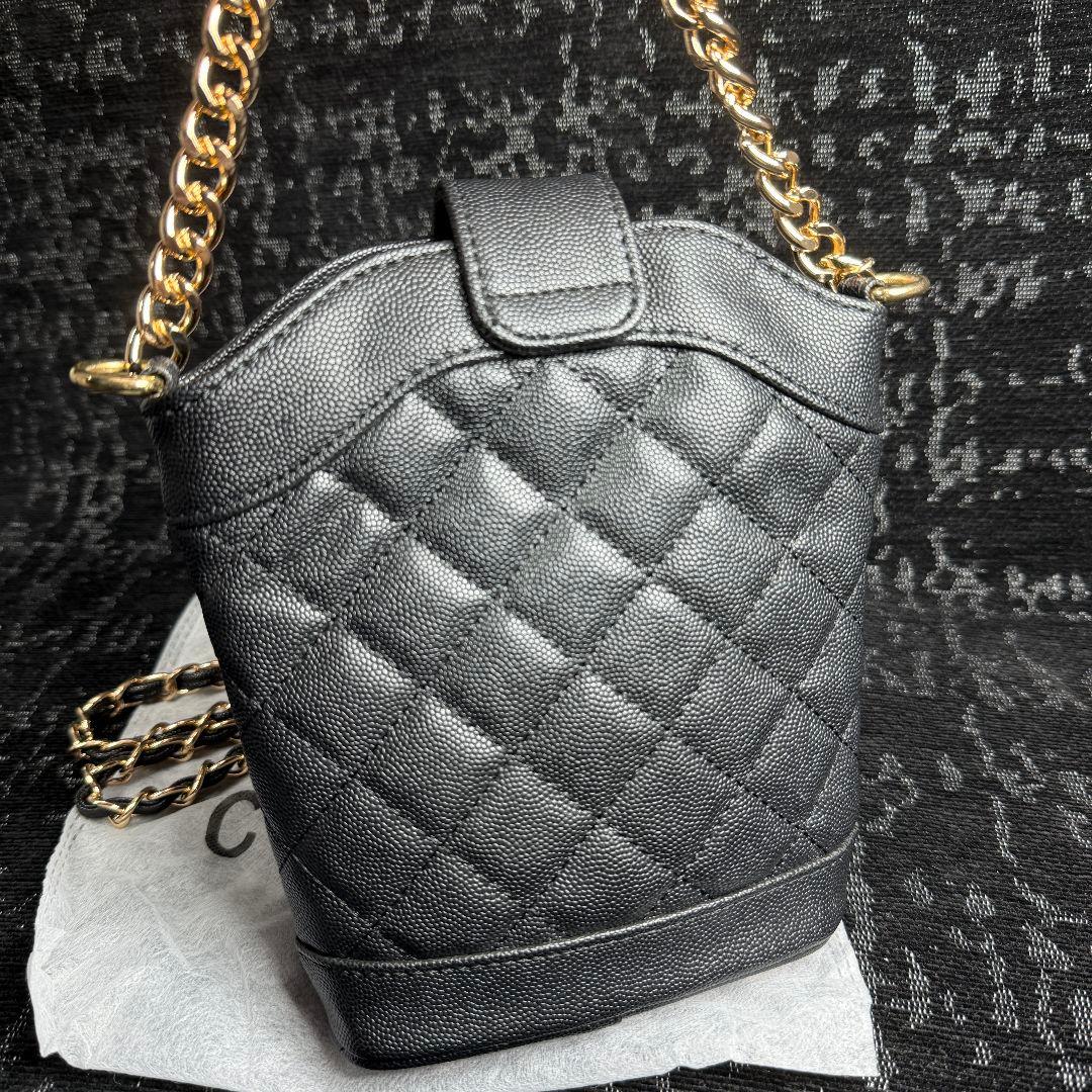 人気商品！ ノベルティ キルティング 2way ショルダーバッグ ブラック