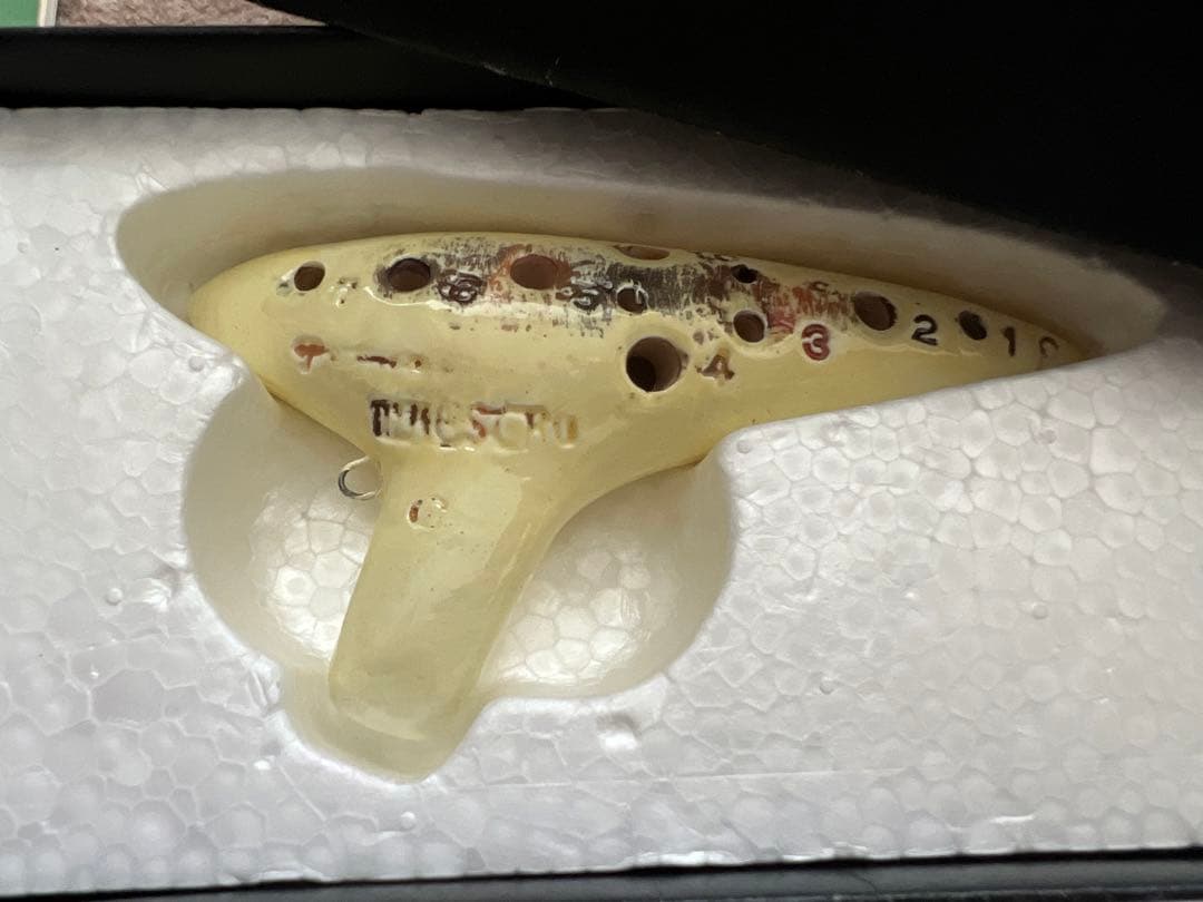 Prima Ocarina プリマ　オカリナ　ピッコロ　T-1C 箱あり　教則本