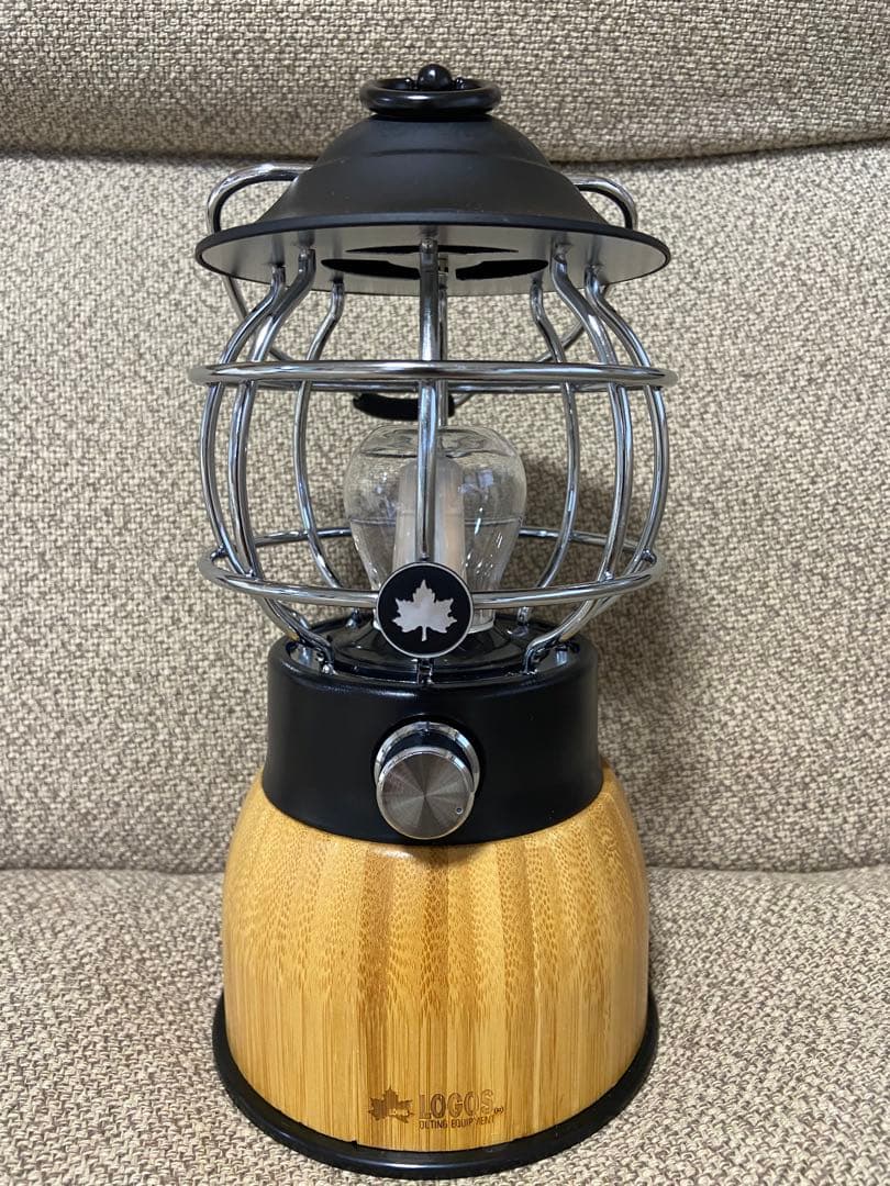 LOGOS Bamboo LED ランタンゆらめきコテージランタン キャンプ　T